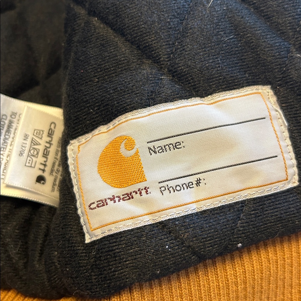 Carhartt Brown Canvas Insulated Hooded Jacket - Picture 5 of 7